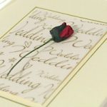 Making Rosebud Wedding Invitation